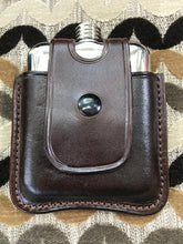 Load image into Gallery viewer, Flask with Handcrafted Leather Flask Cover