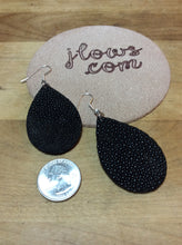 Load image into Gallery viewer, Boho Teardrop Earrings in Stingray and Leather
