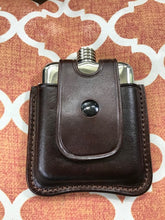 Load image into Gallery viewer, Flask with Handcrafted Leather Flask Cover