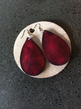 Load image into Gallery viewer, Bohemian Leather Teardrop Earrings
