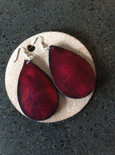 Load image into Gallery viewer, Bohemian Leather Teardrop Earrings
