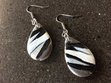 Load image into Gallery viewer, Teardrop Leather Earrings Small Boho Chic in Assorted Designs &amp; Colors
